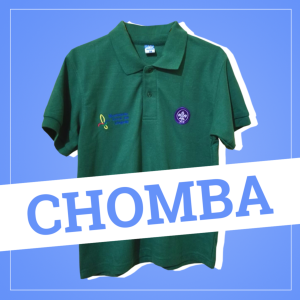 chomba (camiseta con cuello estilo polo) verde parte de nuestro uniforme